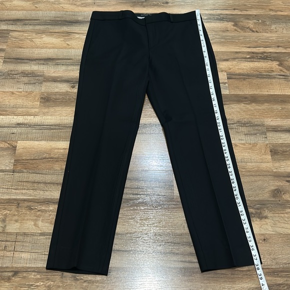 BANANA REPUBLIC WOMENS BRYAN DRESS PANTS BLACK SZ 8 - Picture 3 of 9